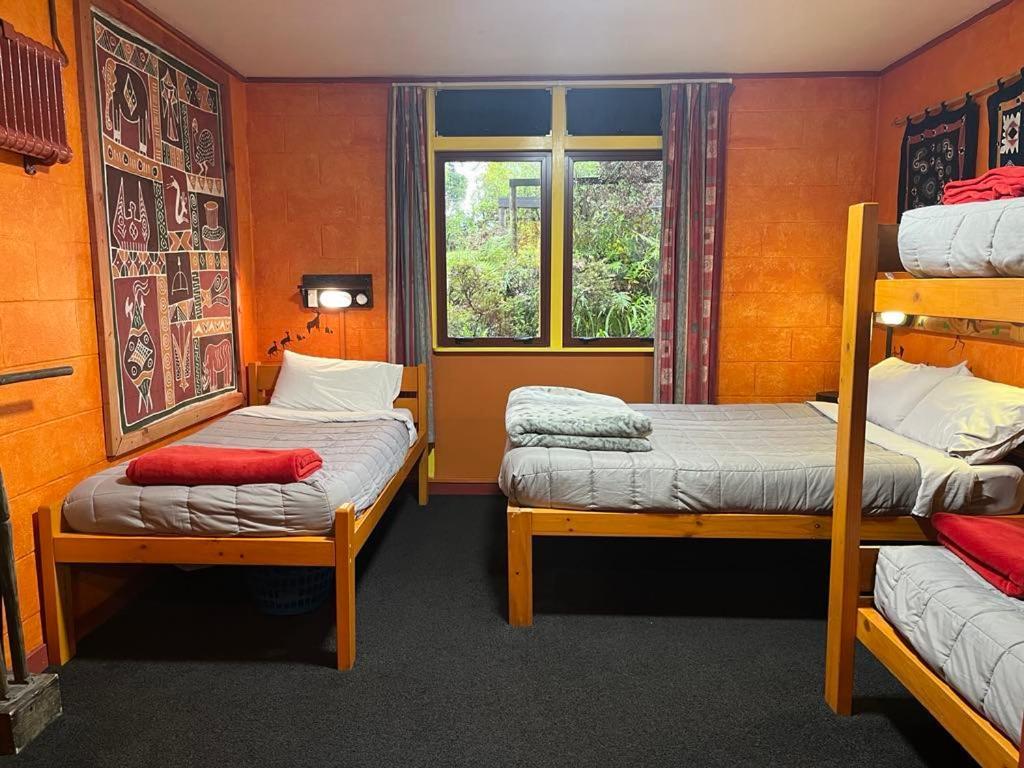 Global Village Travellers Lodge Greymouth Exterior photo A typical dorm room at a hostel